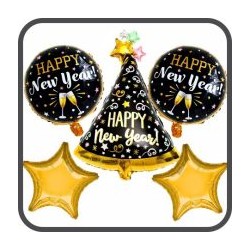 kit globos año nuevo