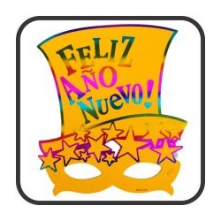 Antifaz feliz año nuevo