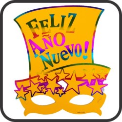 Antifaz feliz año nuevo