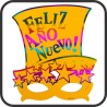 Antifaz feliz año nuevo