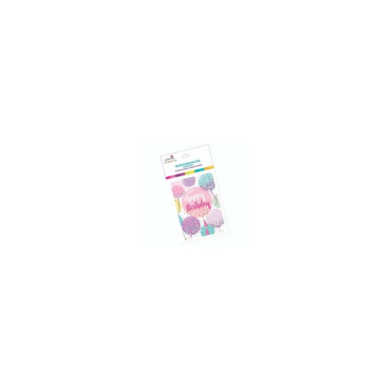 Bolsas para dulces Happy Birthday Balloons