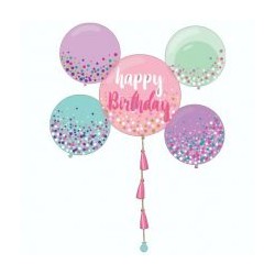 Adorno Movil Happy Birthday Balloons