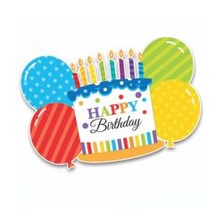 Adorno movil happy birthday bright
