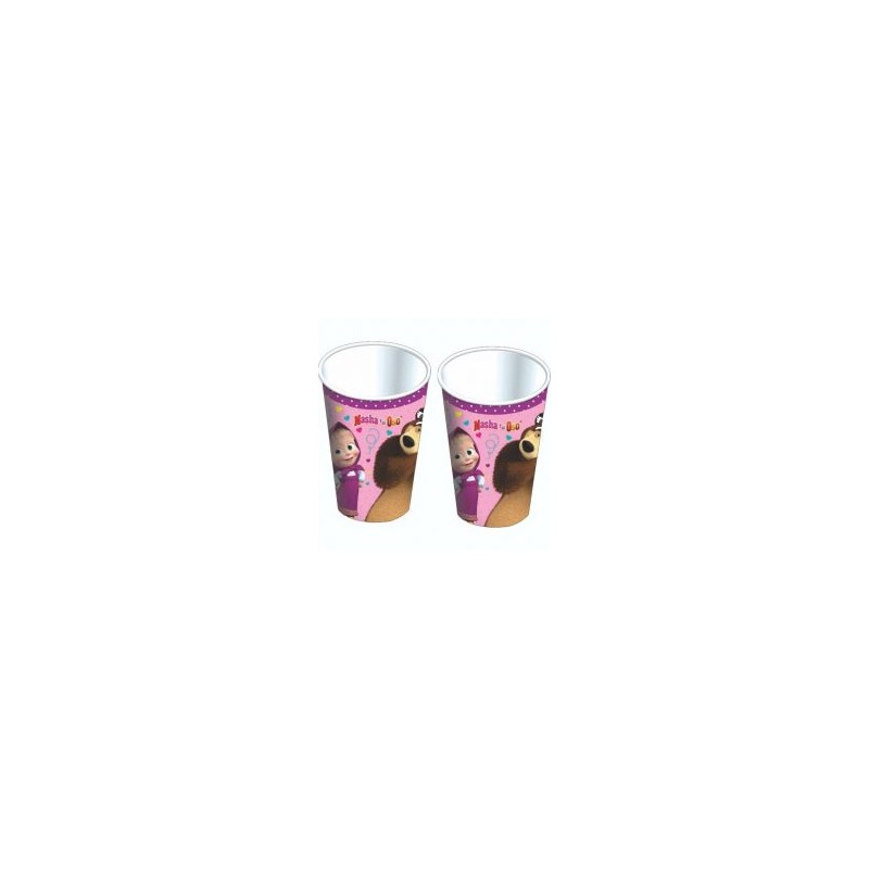 Vasos Masha y el Oso