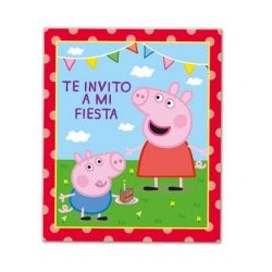 Invitaciones Peppa Pig