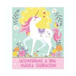 Invitaciones Unicornio
