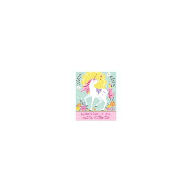 Invitaciones Unicornio
