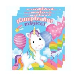 Invitaciones Unicornio Bebe
