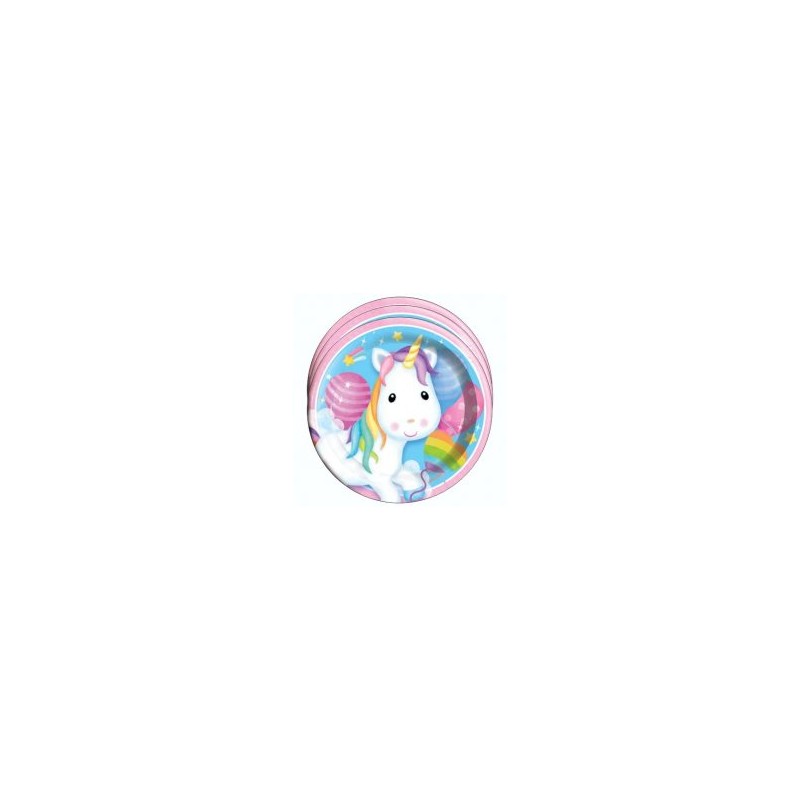 Platos Unicornio Bebe