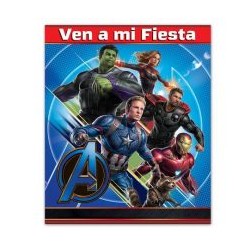 Invitacion avengers