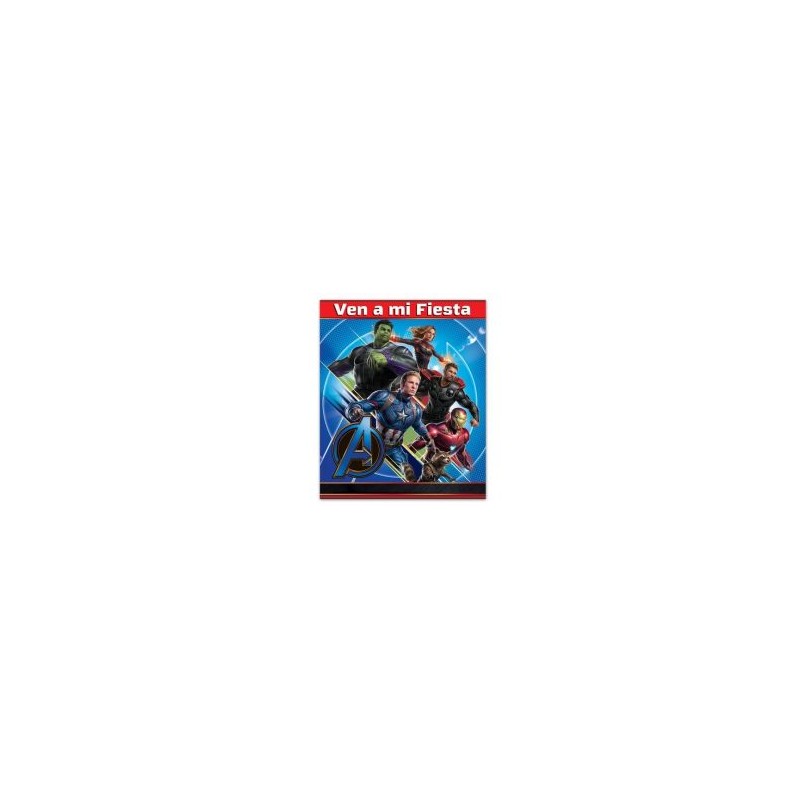 Invitacion avengers