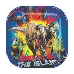 Platos de dinosaurio grande