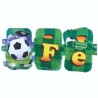 Letrero Feliz cumpleaños Futbol