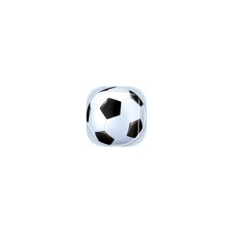 Platos Futbol Cuadrado