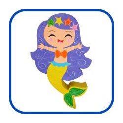 Piñata de sirena