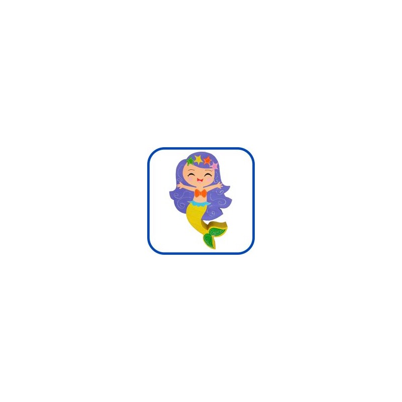 Piñata de sirena