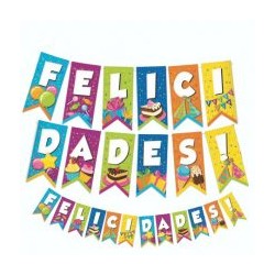 Banderin felicidades fiesta