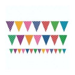 Banderin polka colores