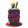 Sombrero hule espuma cumpleaños
