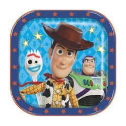 Platos toy story cuadrados
