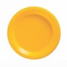 platos desechables amarillos