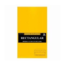 mantel desechable amarillo