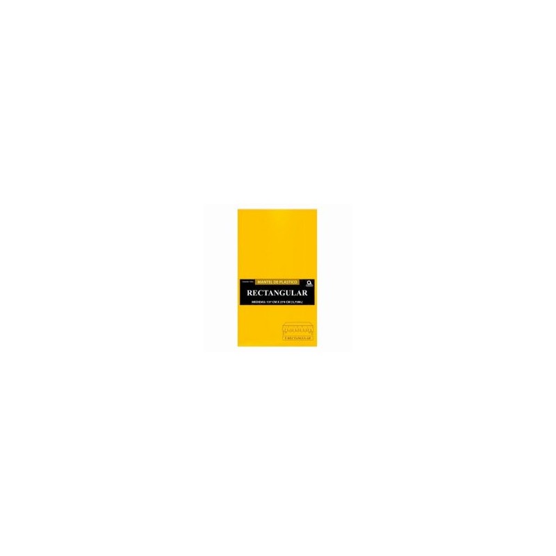 mantel desechable amarillo