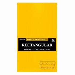 mantel desechable amarillo
