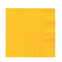 servilletas amarillas de papel